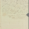 Thomas Morgan to Jane Porter, autograph letter signed