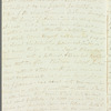 Mary Skinner to Jane Porter, autograph letter signed