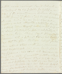 Mary Skinner to Jane Porter, autograph letter signed