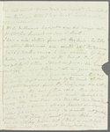 Mary Skinner to Jane Porter, autograph letter signed