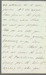 John Spriggs Morss Churchill to Jane Porter, autograph letter signed