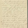 Caroline Amelia Halsted to Jane Porter, autograph letter third person