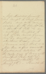 Caroline Amelia Halsted to Jane Porter, autograph letter third person