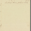Caroline Amelia Halsted to Jane Porter, autograph letter third person