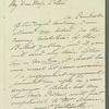 Martin Archer Shee to Jane Porter, autograph letter signed