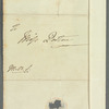 Martin Archer Shee to Jane Porter, autograph letter signed