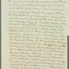 Sir Charles Throckmorton to Jane Porter, autograph letter signed