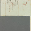 Sir Charles Throckmorton to Jane Porter, autograph letter signed