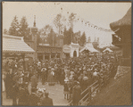 Crowds on the Pay Streak. Alaska Yukon Pacific Exposition