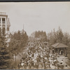 An opening day crowd. Alaska Yukon Pacific Exposition