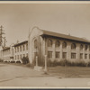 Machinery Hall at the exposition, one of the fireproof structures which will be given to the Washington University. Alaska Yukon Pacific Exposition