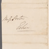 Sir Andrew Halliday to Jane Porter, autograph letter signed