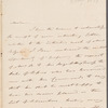 Thomas Joseph Pettigrew to Jane Porter, autograph letter signed