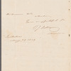 Thomas Joseph Pettigrew to Jane Porter, autograph letter signed