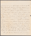 Sir James Campbell to Jane Porter, autograph letter signed