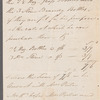 William Henry Kempster to Mrs. Porter, autograph letter third person