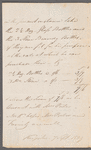 William Henry Kempster to Mrs. Porter, autograph letter third person