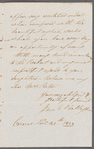 Jane E. O'Callaghan to Mrs. Porter, autograph letter signed