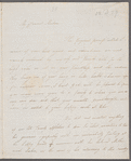 Helen O'Callaghan to Mrs. Porter, autograph letter signed