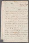 [J. H.?] Wilson to Captain Gill, autograph letter signed
