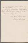 Henry Rolleston to Robert Ker Porter, autograph letter signed