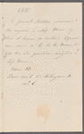 Carlos Soublette to Jane Porter, autograph letter third person