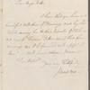 John Landseer to Jane Porter, autograph letter signed