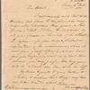 Sir Charles Throckmorton to Robert Ker Porter, autograph letter signed