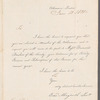 Edward Magrath to Robert Ker Porter, engraved form letter accomplished in manuscript