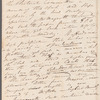John Charles Denham to Miss Porter, autograph letter signed