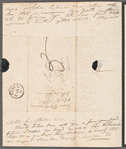 John Charles Denham to Miss Porter, autograph letter signed