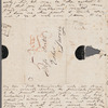 Thomas Harral to Miss Porter, autograph letter signed