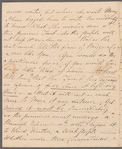 Lady Anne Hamilton to Miss Porter, autograph letter