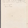 L. T. Ventouillac to Miss Porter, autograph letter third person