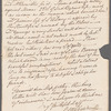 Catherine Maria Bury, Lady Charleville to Jane Porter, autograph letter signed