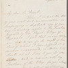 Francis Hawkins to Robert Ker Porter, autograph letter signed