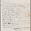 Jane Porter to Rees Owen, autograph letter copy