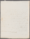 Jane Porter to Rees Owen, autograph letter copy