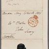 George FitzClarence, Lord Munster to Mrs. Porter, autograph letter signed