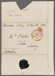 George FitzClarence, Lord Munster to Mrs. Porter, autograph letter signed