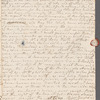 Mary [Mona?] Pinson to Anna Maria Porter, autograph letter signed