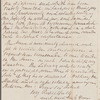 Eleanor King Kelly to Jane Porter, autograph letter signed