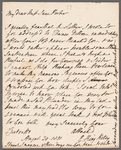 Unidentified sender to Miss Porter, letter cover (empty)