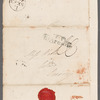 Unidentified sender to Miss Porter, letter cover (empty)