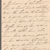 [Lady Fitzroy?] to Jane Porter, autograph letter