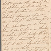 [Lady Fitzroy?] to Jane Porter, autograph letter