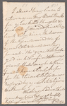 C. Picton to Porter sisters, autograph letter signed
