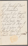 Charlotte Lennox, Duchess of Richmond to Jane Porter, autograph letter signed