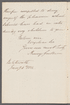 Henry Goulburn to "My dear Sir," autograph letter signed