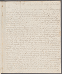 William Mark to M.A. Waters, letter signed (copy)